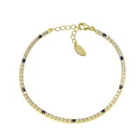 Bracciale Amen Tennis in Argento Zircone BT7GBLB16 - BT7GBLB16